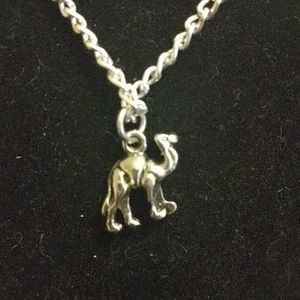 Tiny Camel necklace 18 inch chain